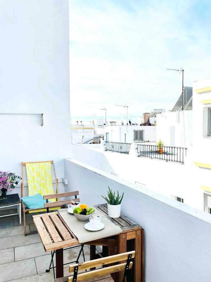 Alojamiento con Terraza privada junto al mar Conil De La Frontera Exterior foto