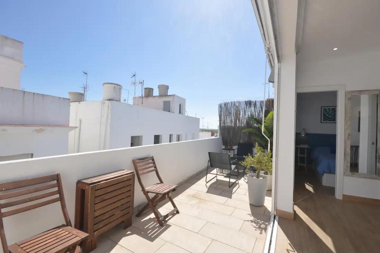 Alojamiento con Terraza privada junto al mar Conil De La Frontera Exterior foto
