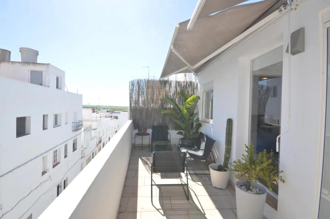 Alojamiento con Terraza privada junto al mar Conil De La Frontera Exterior foto